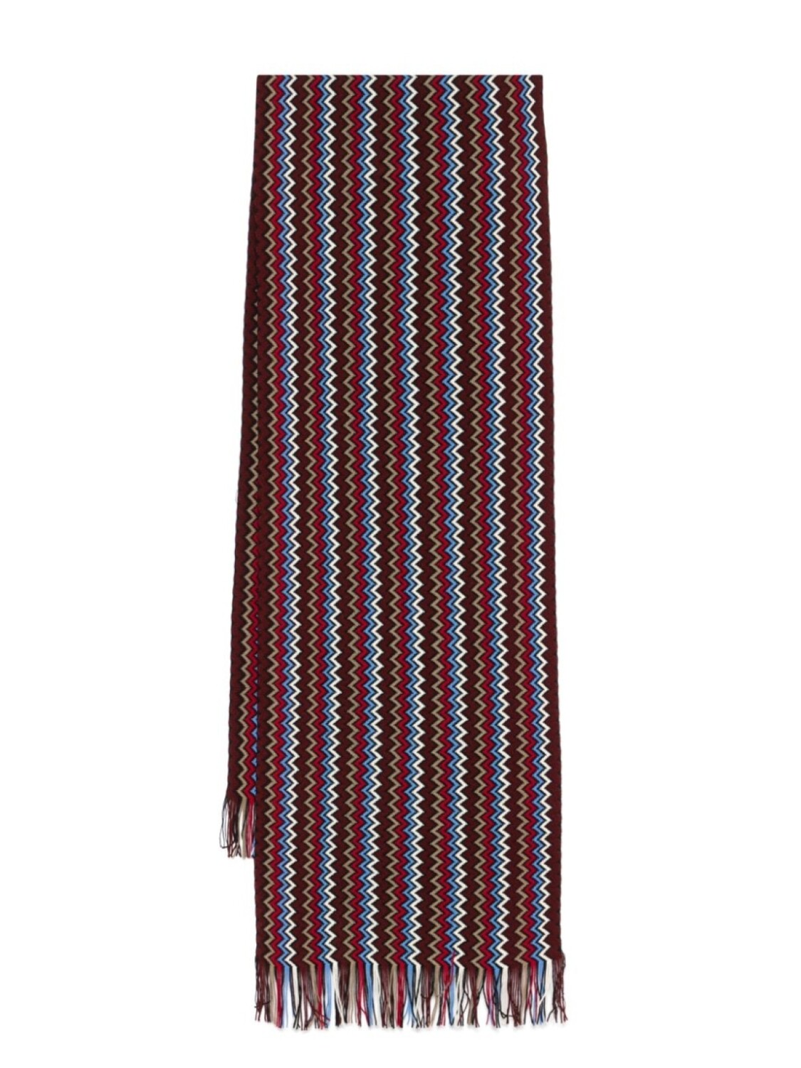 

Шарф Missoni с узором «зигзаг», синий