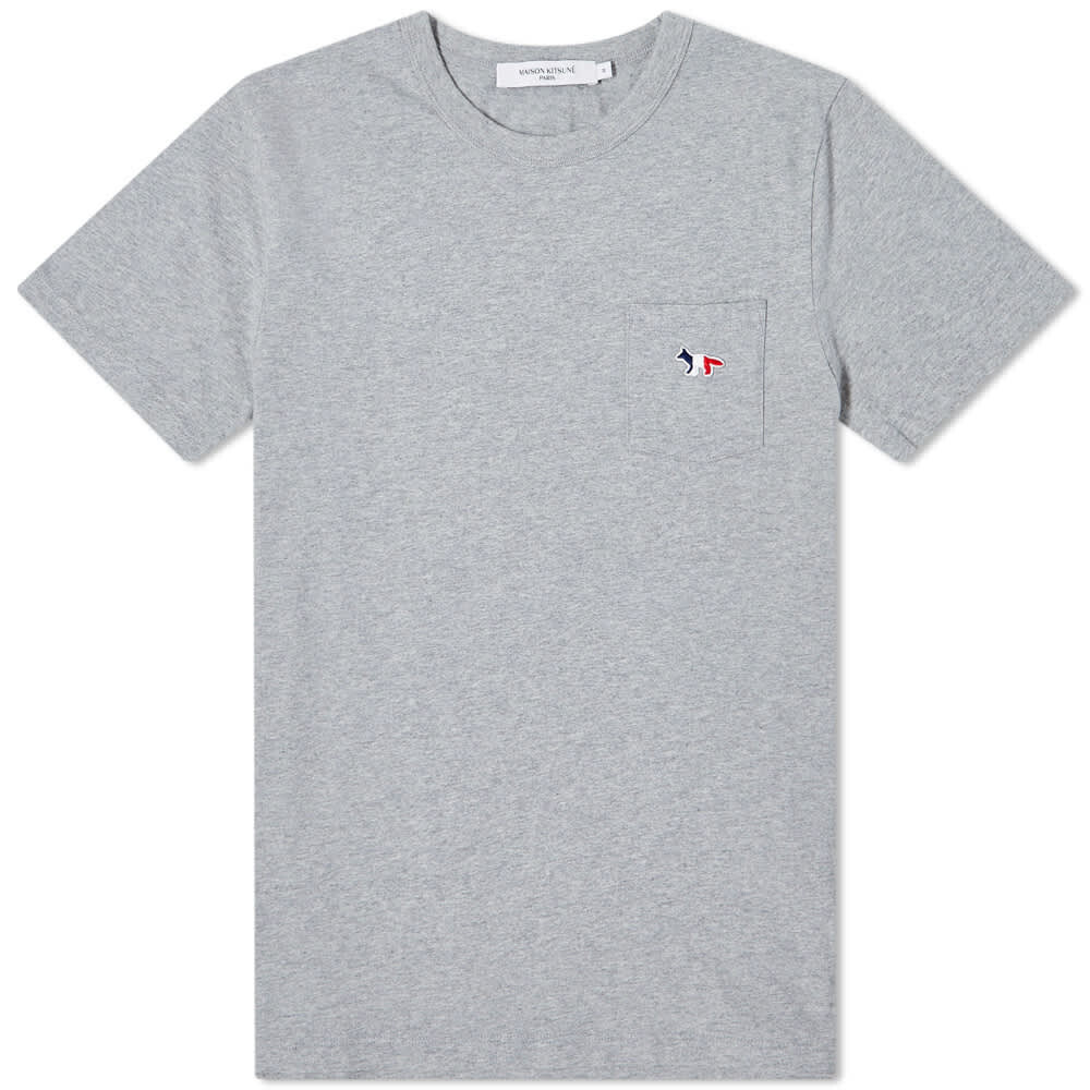 

Футболка Maison Kitsune Tricolor Fox Patch Tee