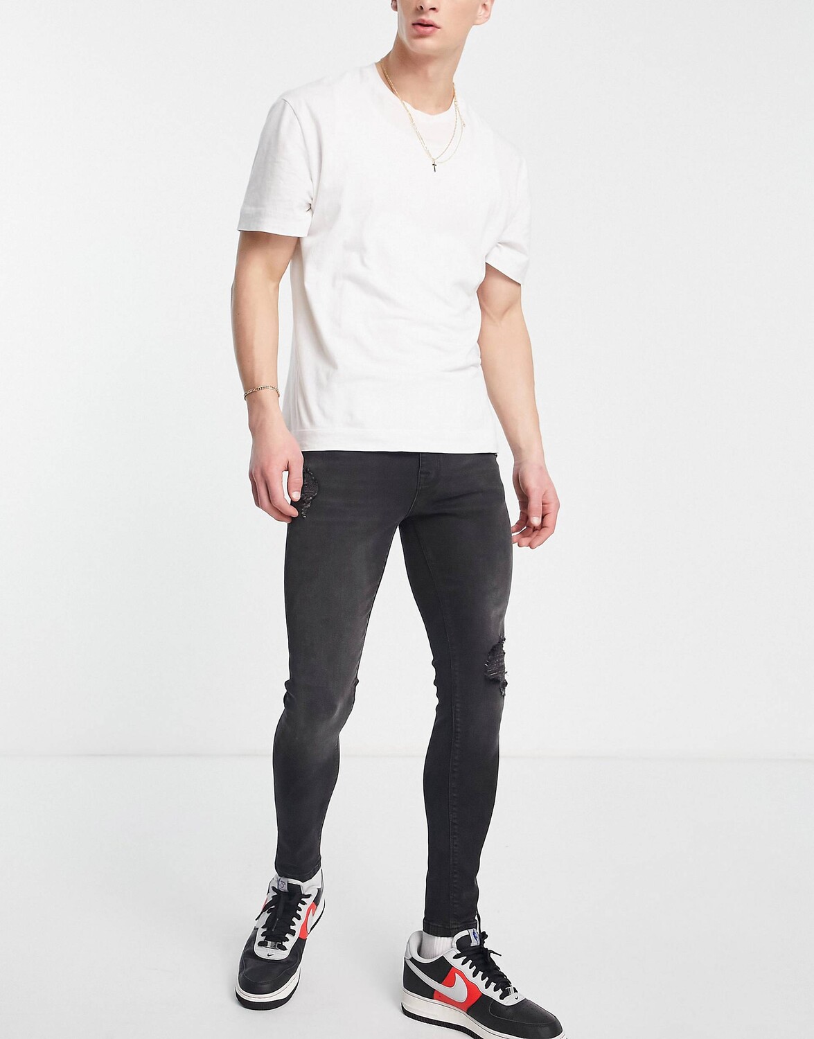 

Джинсы ASOS DESIGN Power Stretch, чёрный
