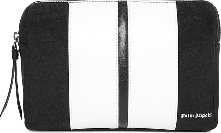 

Сумка Palm Angels Track Beauty Case Black/White, черный