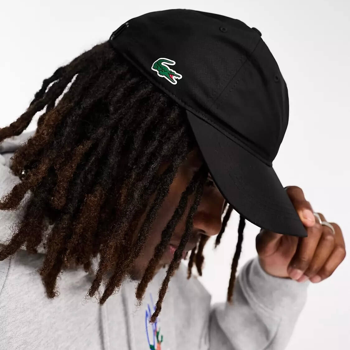 

Бейсболка Lacoste Logo, черный