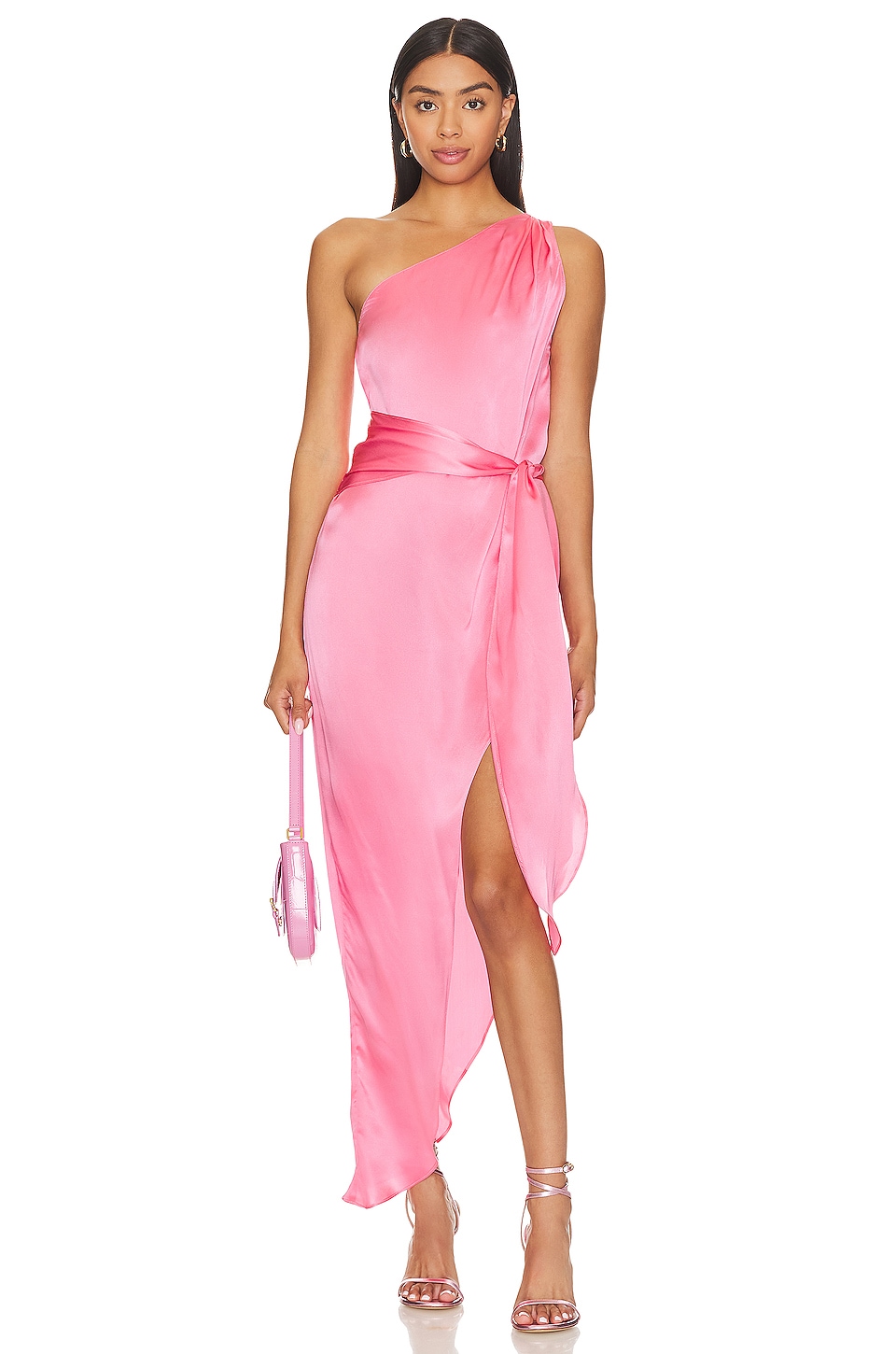 Платье макси Amanda Uprichard Palmira, цвет Pink Ribbon not today pink ribbon cancer fighter survivor t shirt