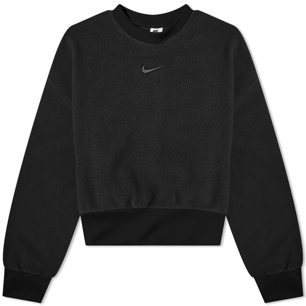 

Толстовка Nike Plush Crop, черный