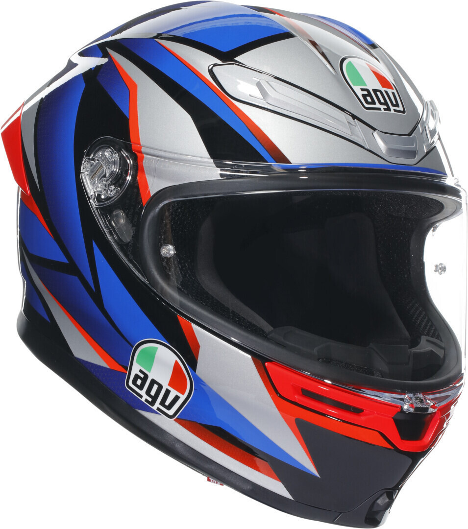 

AGV K-6 S Slashcut Шлем, черный/красный/синий