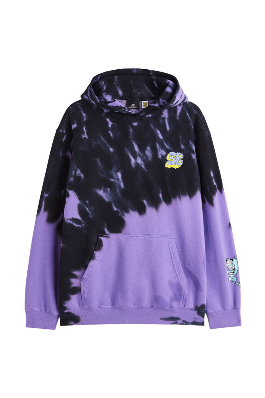 

Толстовка H&M x SpongeBob Relaxed Fit, фиолетовый
