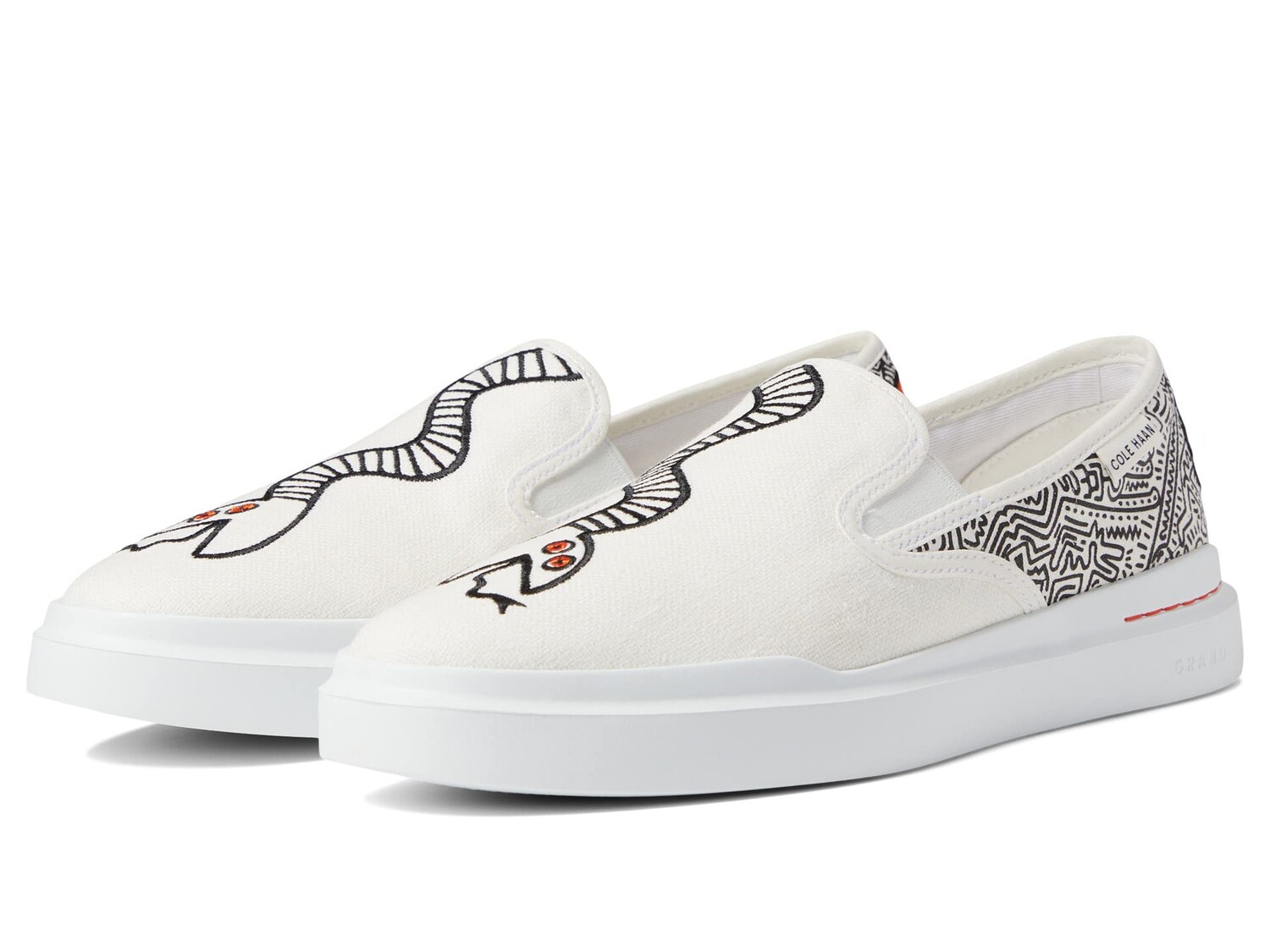 

Кроссовки Cole Haan, Keith Haring GrandPro Rally Slip-On