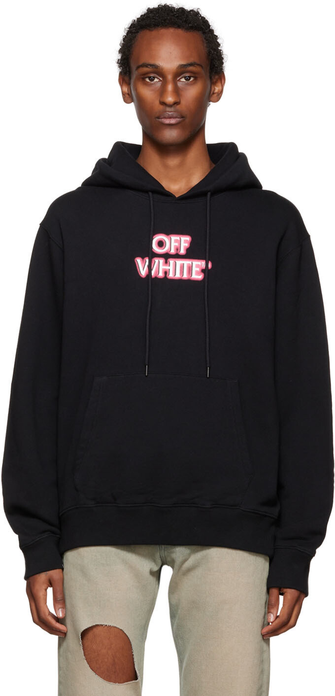

Черный - Худи узкого кроя Emotion Neon Off-White