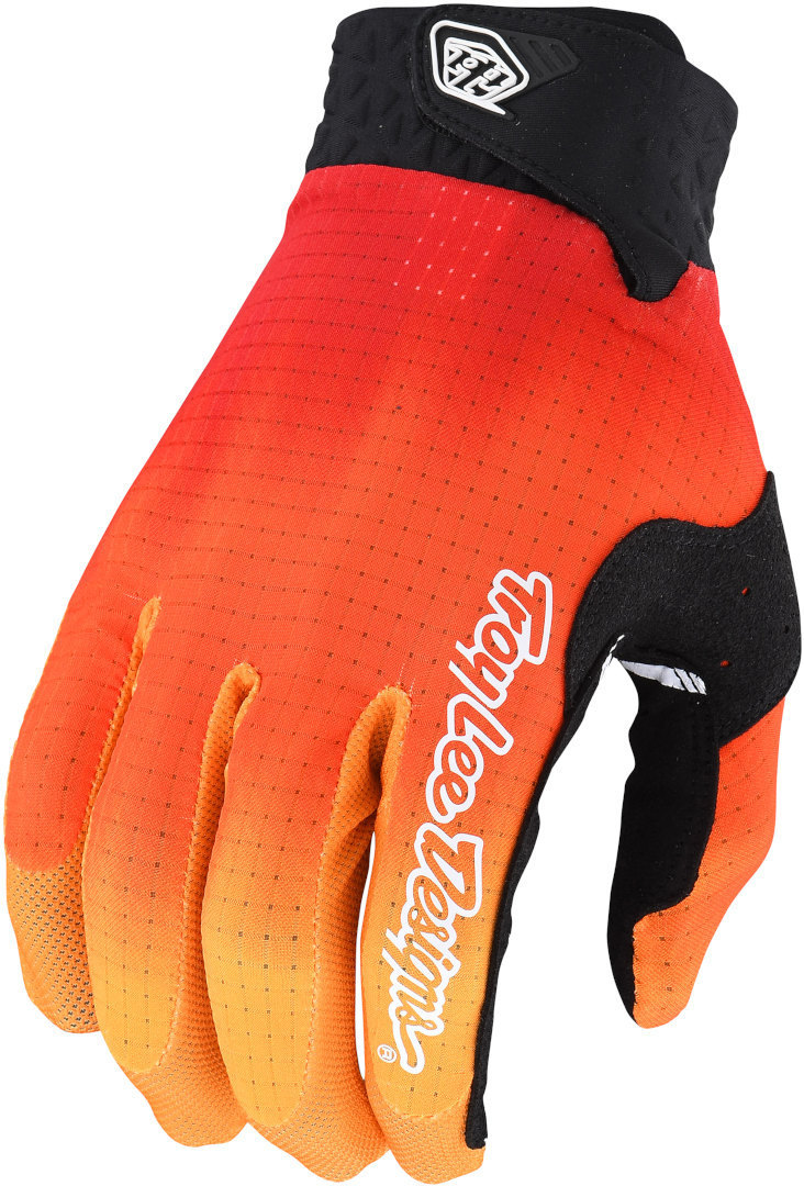 Перчатки Troy Lee Designs Air Jet Fuel для мотокросса, черный/оранжевый