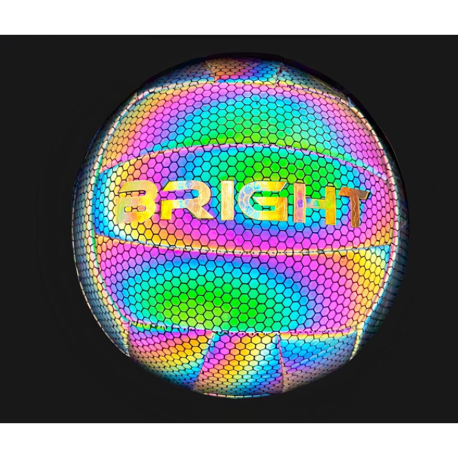 

ЯРКИЙ светящийся ВОЛЕЙБОЛЬНЫЙ МЯЧ BRIGHT, черный, Оранжевый
