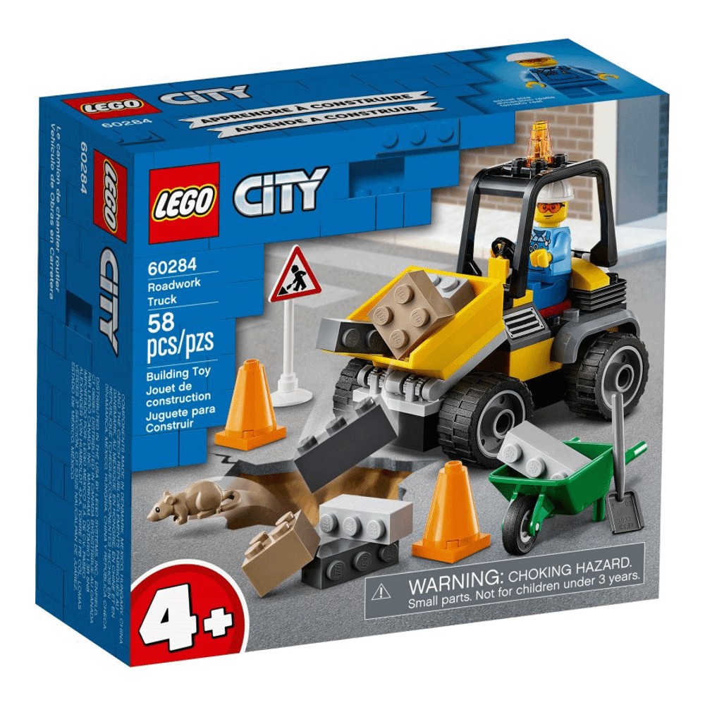 онструктор LEGO City Great Vehicles 60284 Автомобиль для дорожных работ