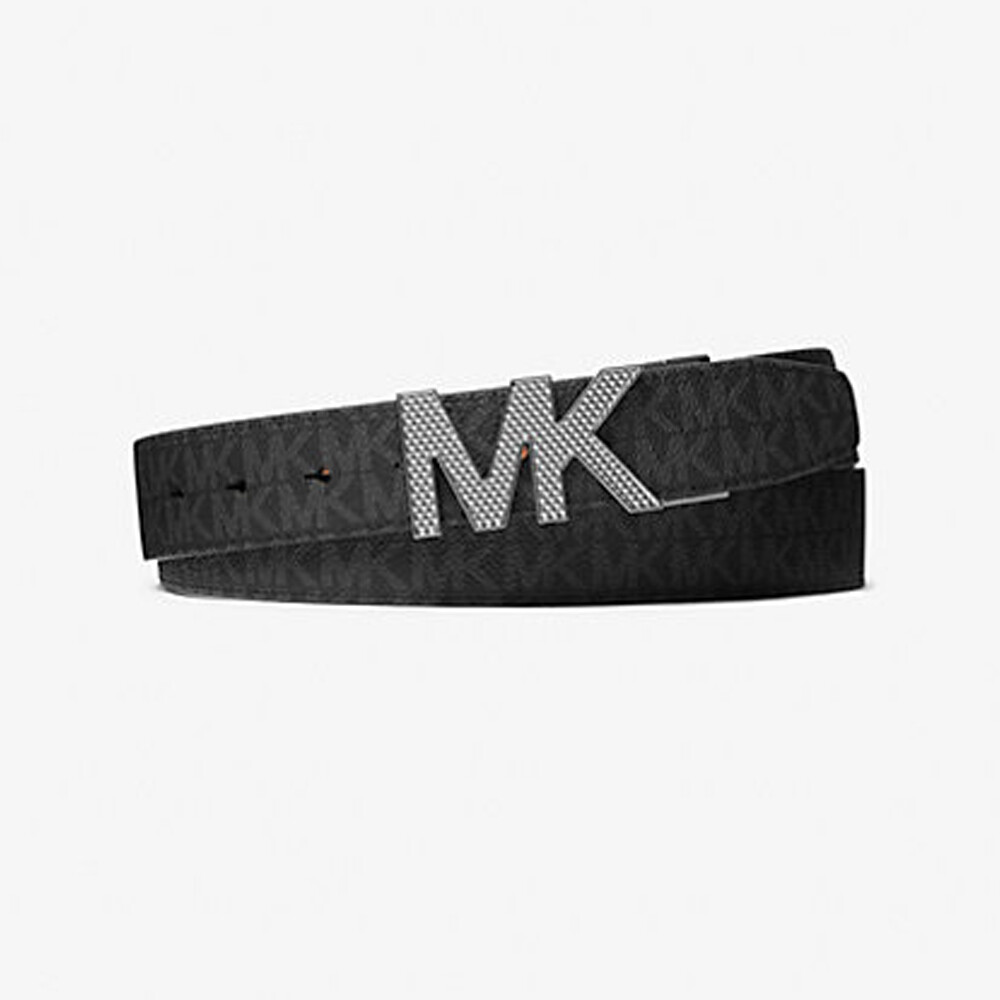 

Ремень Michael Kors Reversible Logo and Leather, черный