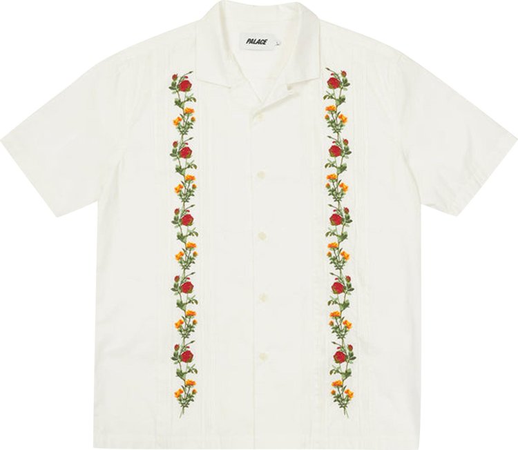 

Рубашка Palace Rose Chain Shirt 'White', белый