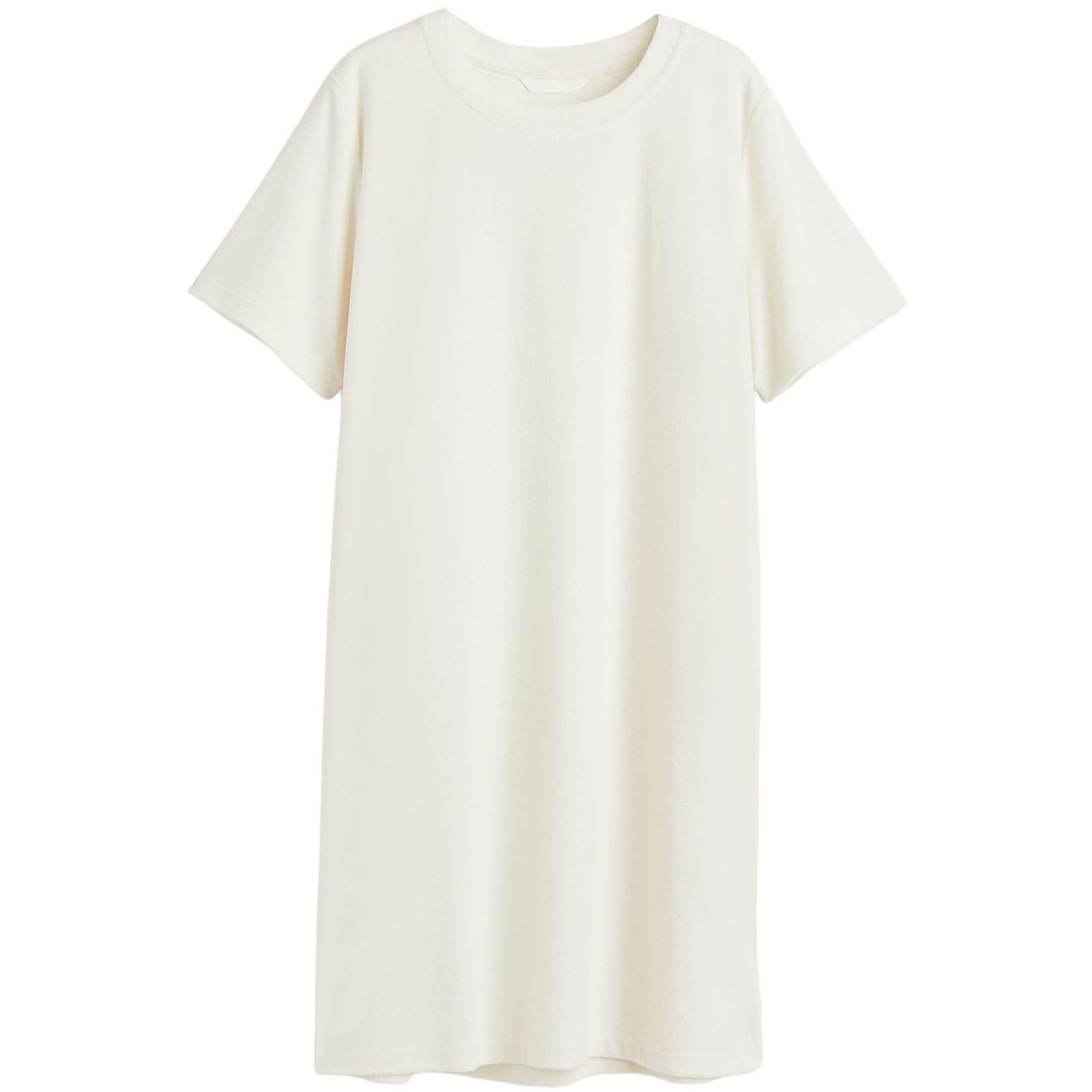 цена Платье-футболка H&M Terry, кремовый
