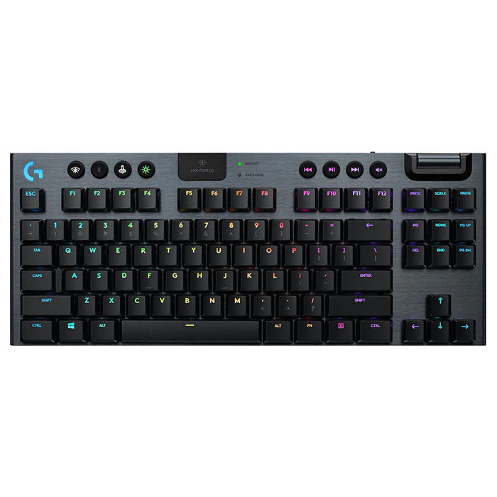 Игровая клавиатура Logitech G915 TKL Bluetooth 109 pcs black keycaps us layout for logitech g813 g815 g913 g915 tkl mechanical gaming keyboard