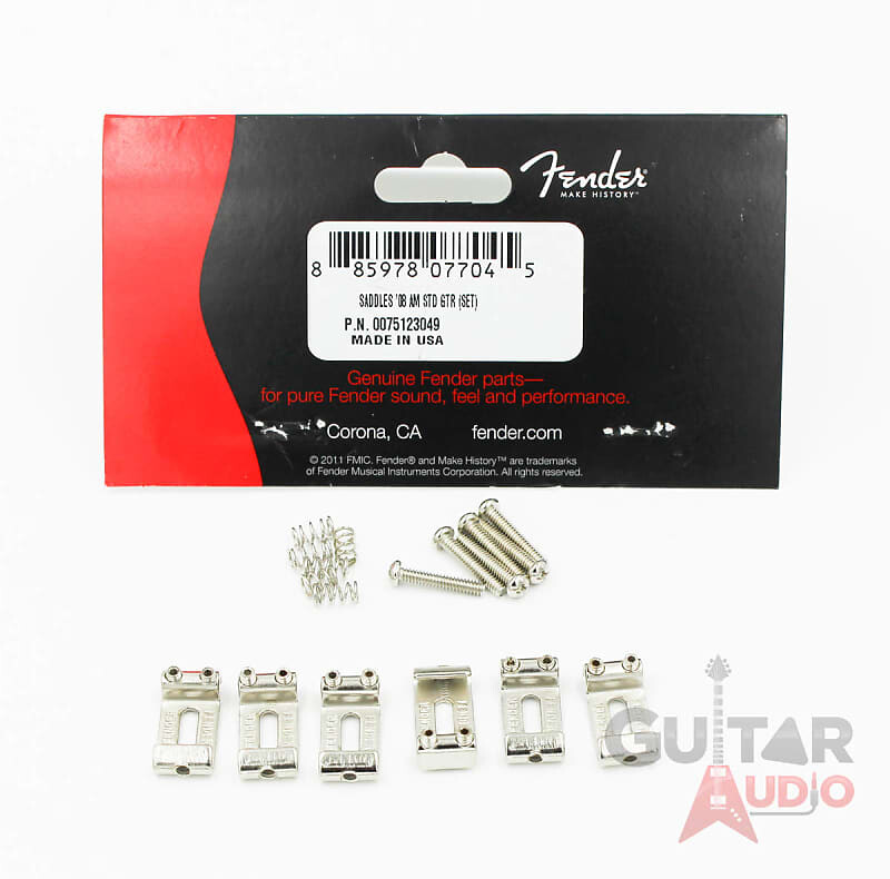 

Подлинные седла Fender со штампованным логотипом '08-Up American Standard Stratocaster/Strat 007-5123-049