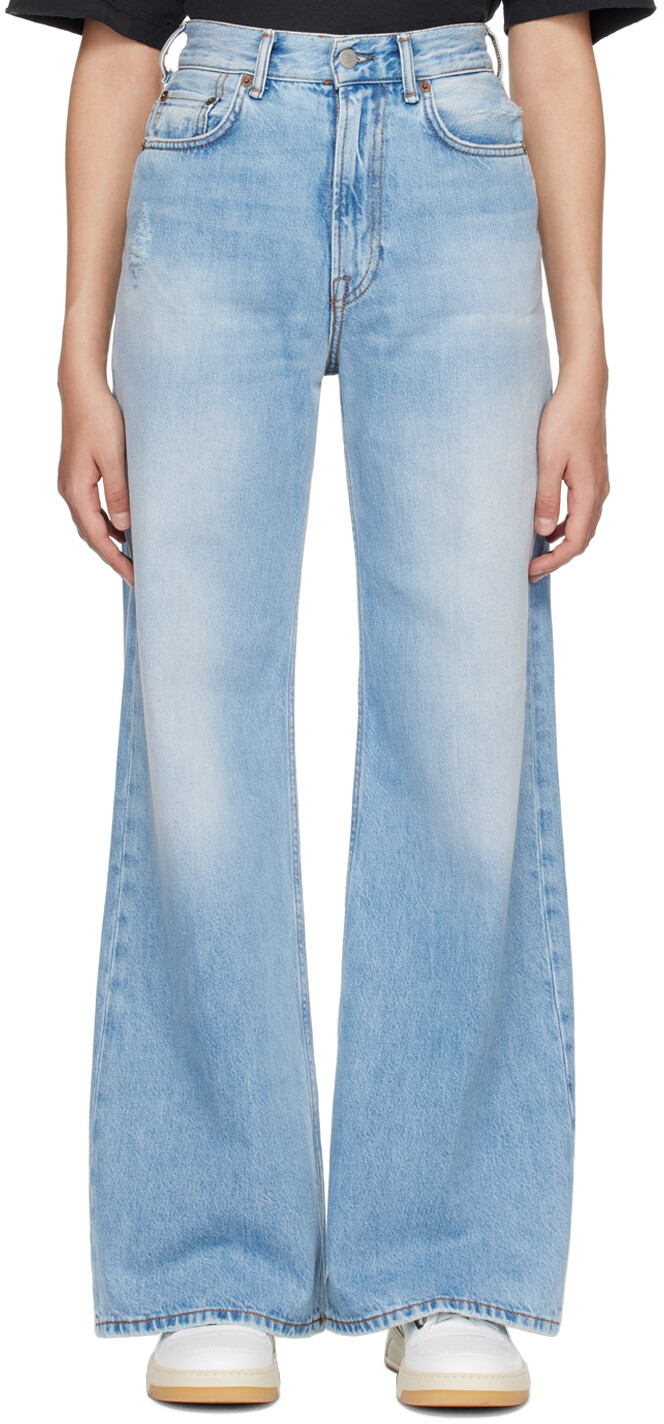 

Синие джинсы свободного кроя Acne Studios
