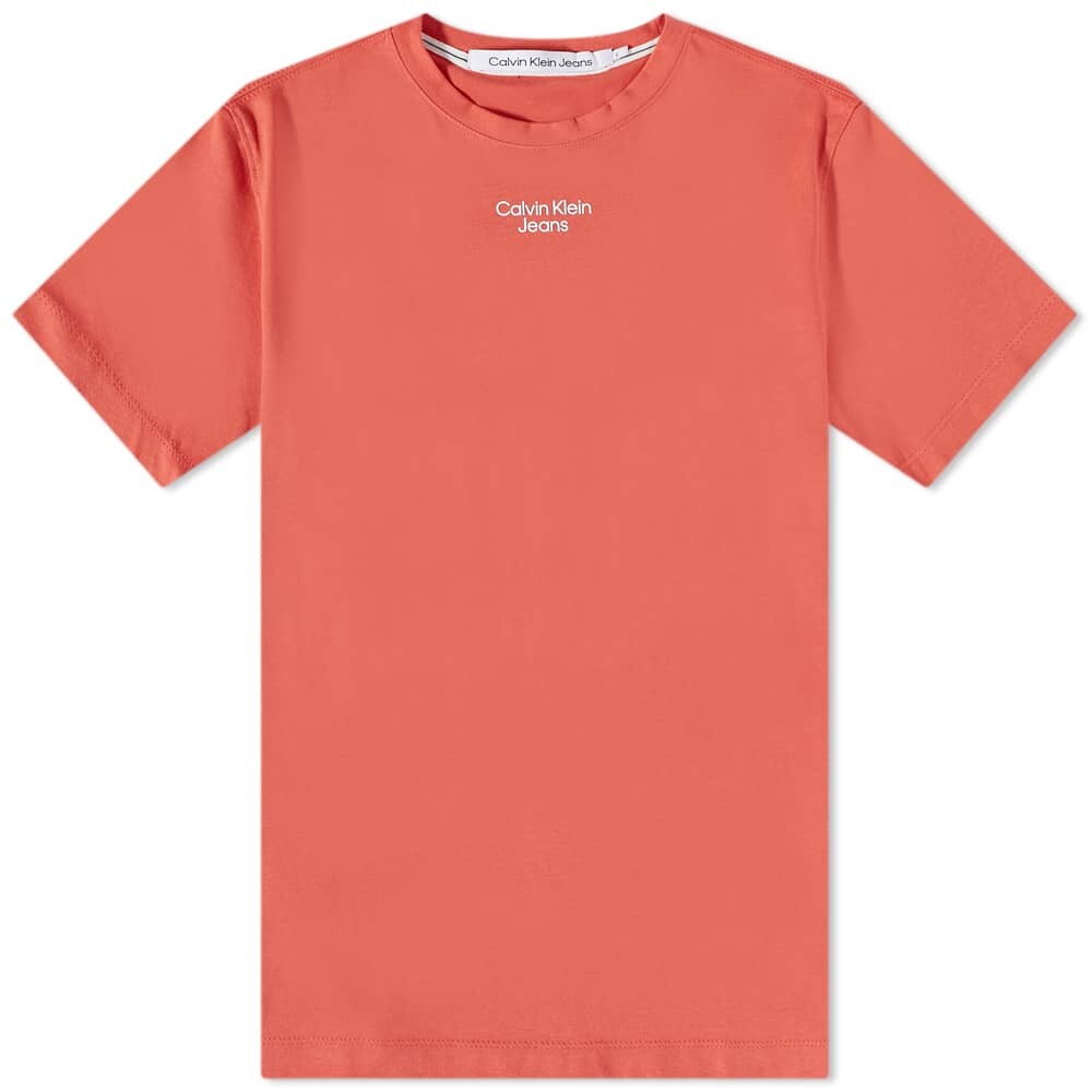 

Футболка Calvin Klein Stacked Logo Tee