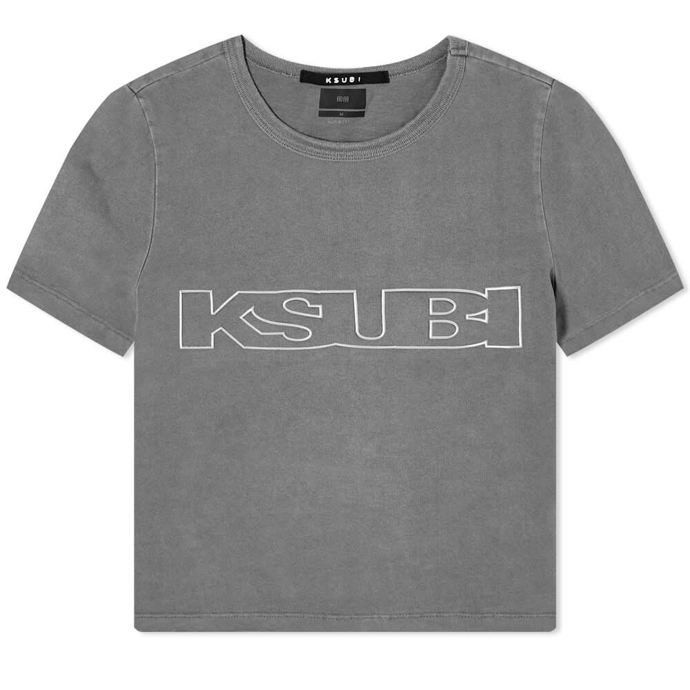 

Футболка Ksubi Logo Crop Vinatge Look Tee