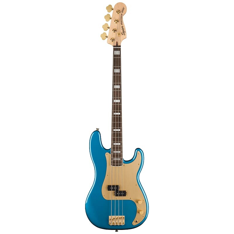 

Squier 40th Anniversary Precision Bass, Gold Edition, Lake Placid Blue
