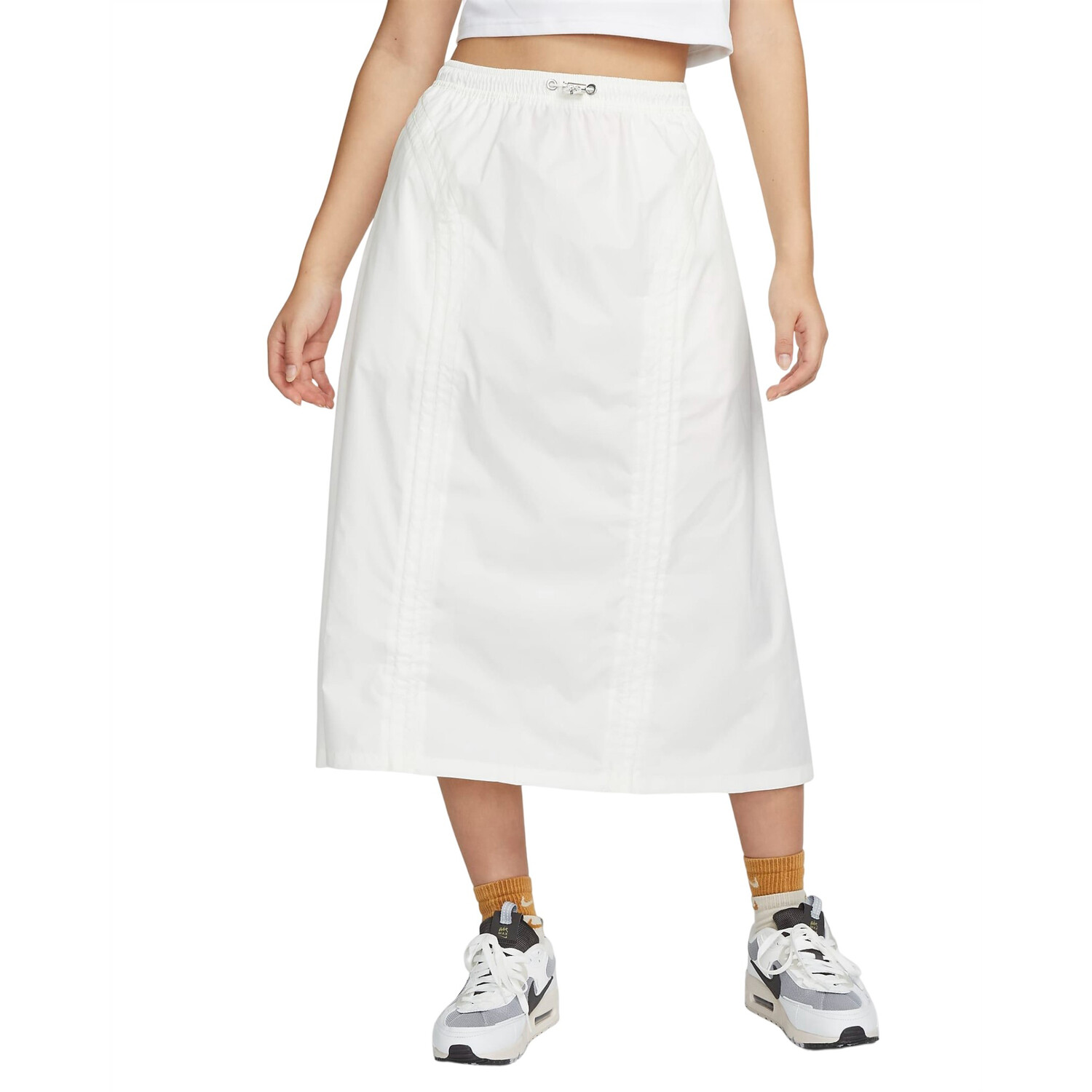

Юбка Nike Sportswear Ruched Woven, белый