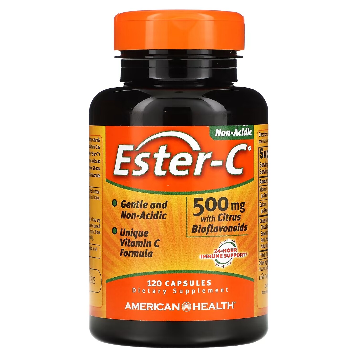 

American Health Ester-C с цитрусовыми биофлавоноидами 500 мг, 120 капсул