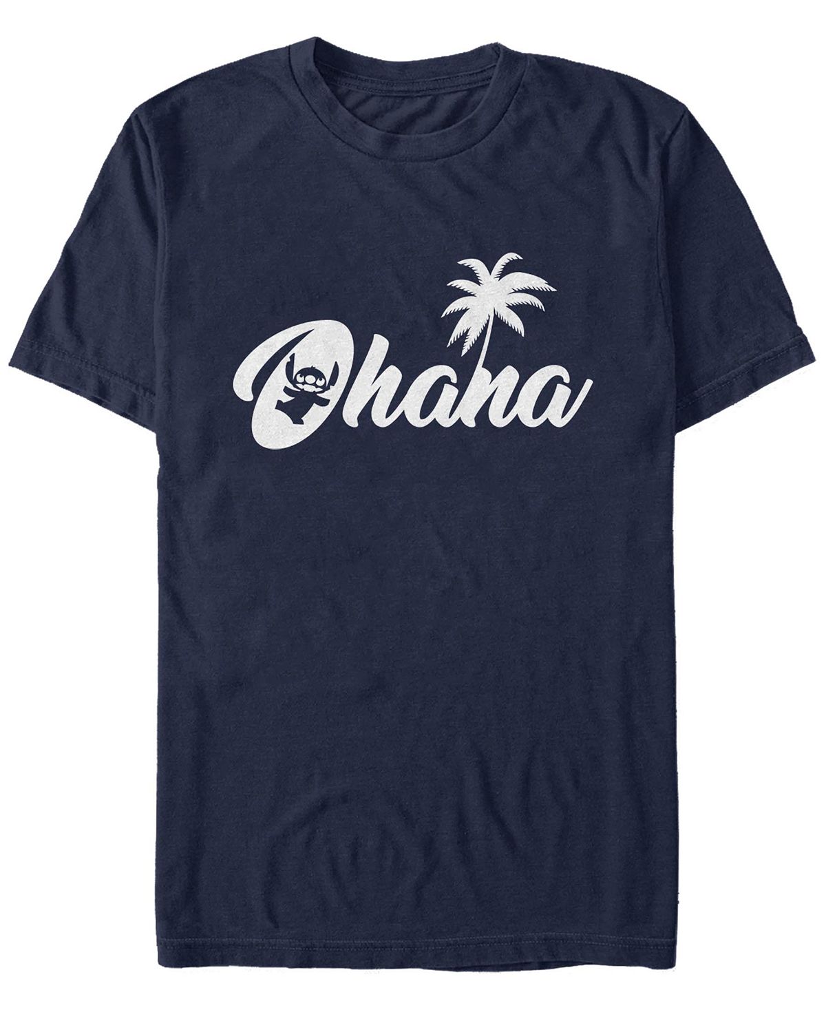 Мужская футболка с короткими рукавами stitch ohana Fifth Sun, синий мужская футболка с короткими рукавами и сердечками fifth sun синий