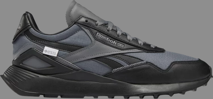 Кроссовки classic leather legacy az 'black grey' Reebok, черный мужские кроссовки reebok classic leather legacy az чёрный размер 44 eu