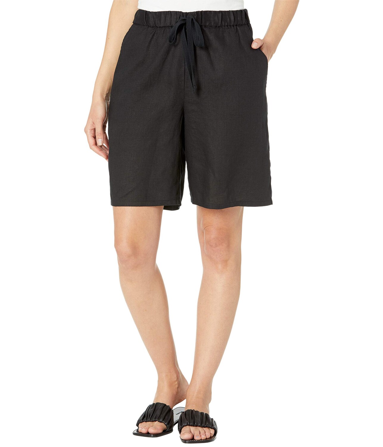 

Шорты Eileen Fisher, Midthigh Shorts in Organic Linen