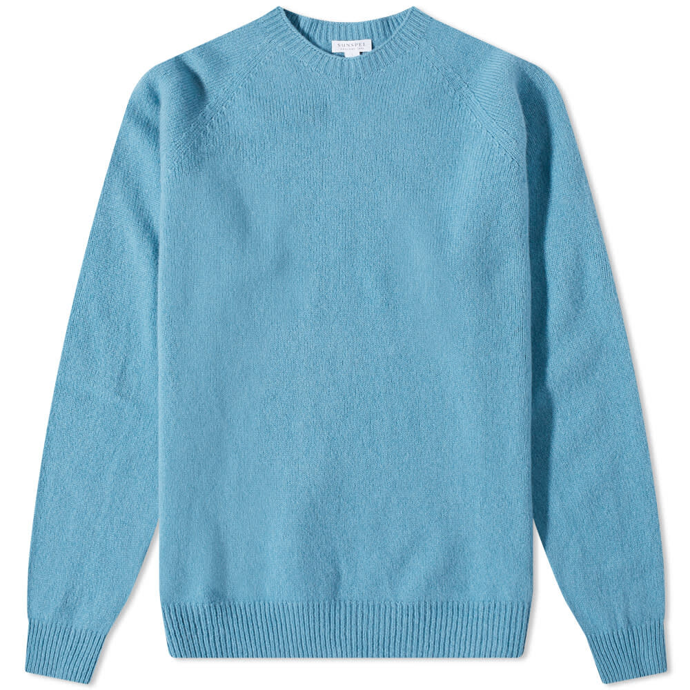 

Джемпер Sunspel Lambswool Crew Knit, Синий