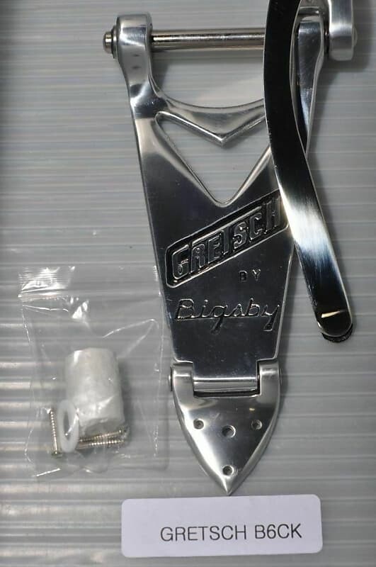 

Gretsch B6C Chrome Bigsby Tailpiece для гитары Gretsch с полым корпусом Pn: 00601381