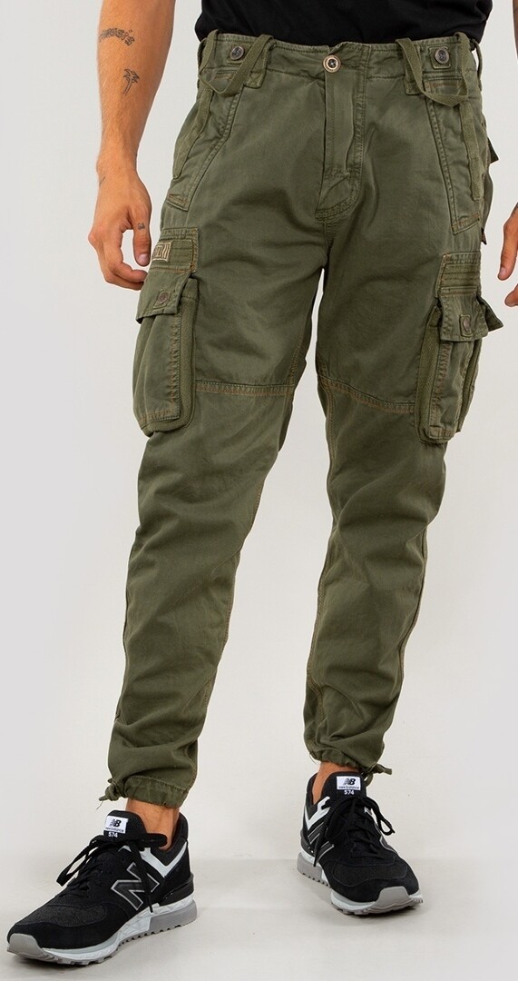 

Брюки Alpha Industries Rugg, темно-зеленые