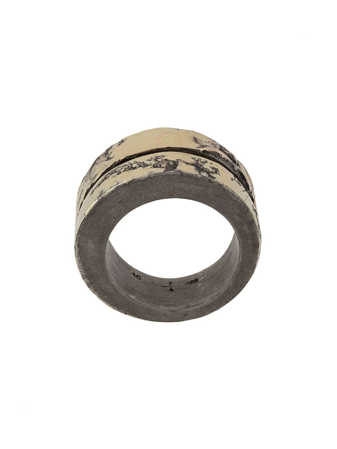 

Золотое кольцо Crevice Parts of Four, золотой