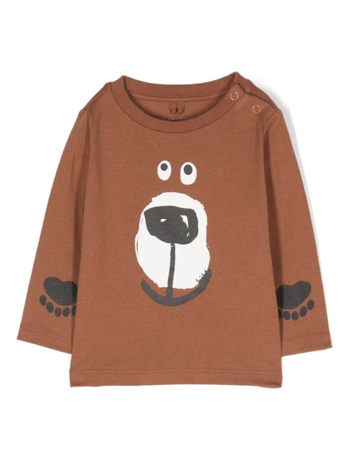 

Stella McCartney Kids толстовка с принтом, коричневый
