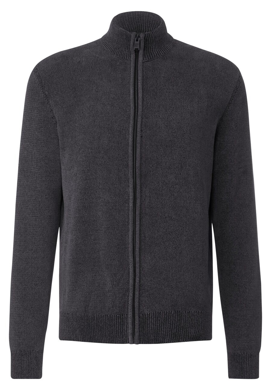 

Вязаный кардиган Street One Men, пятнистый черный