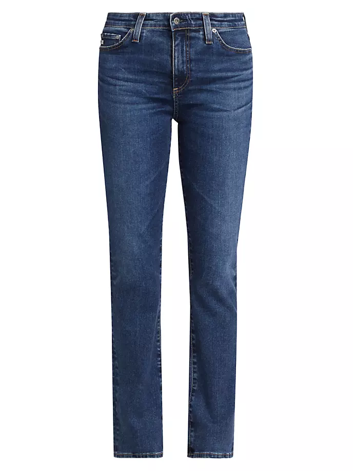 

Прямые узкие джинсы Mari с высокой посадкой Ag Jeans, цвет eight years east coast