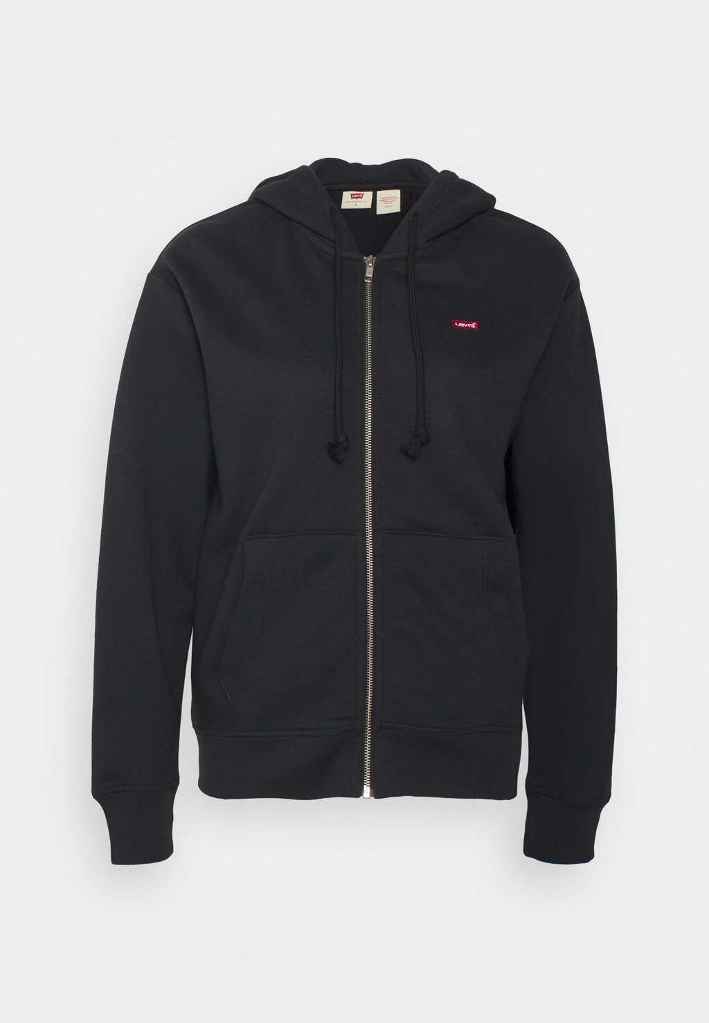 

Толстовка на молнии Levi's STANDARD ZIP HOODIE, цвет caviar