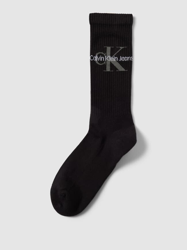 

Носки с этикеткой Calvin Klein Jeans, черный