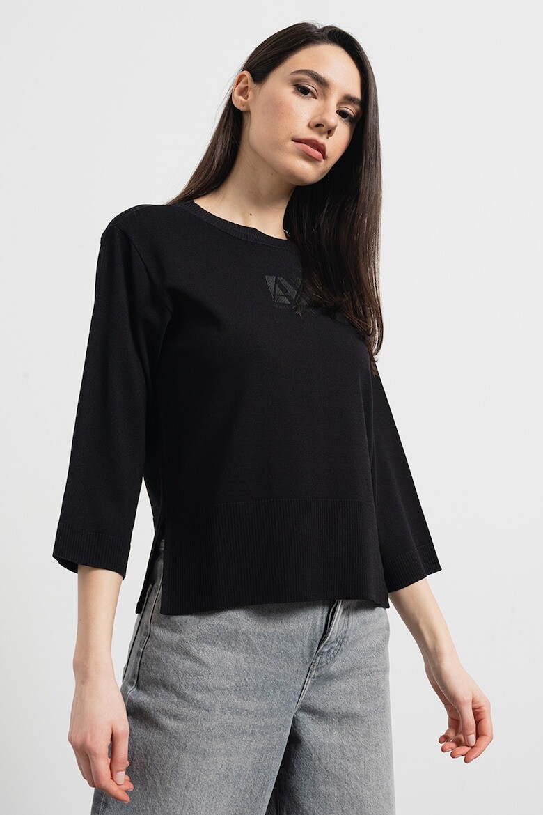 

Свитер с рукавами 3/4 Armani Exchange, черный