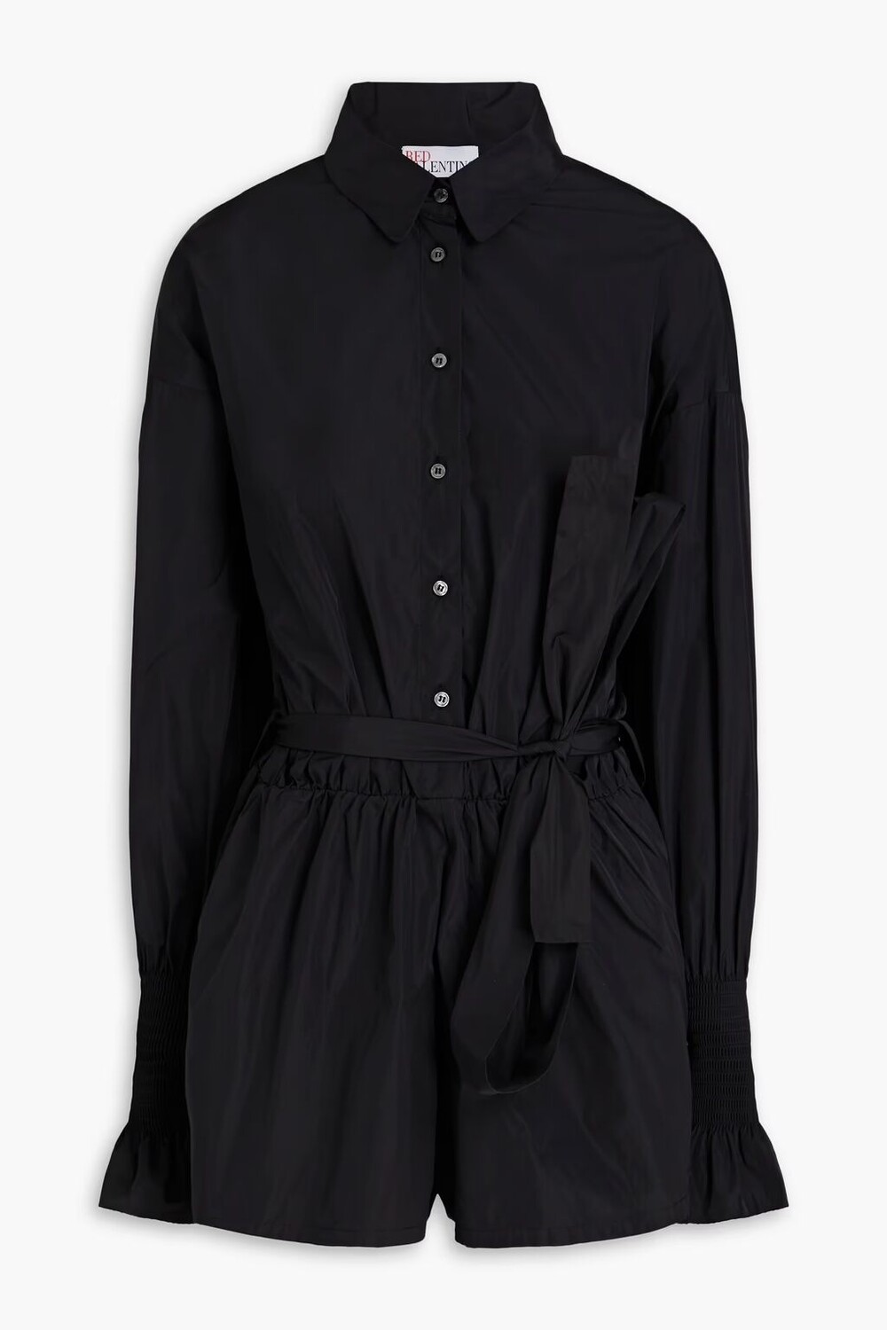 

Комбинезон из тафты со сборками Redvalentino, черный