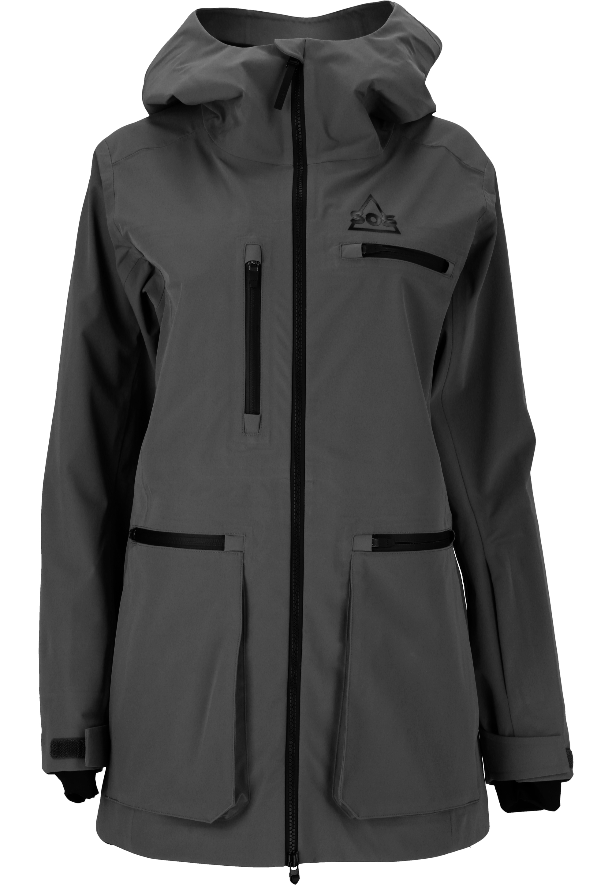 Лыжная куртка SOS Skijacke Silverton, цвет 1051 Asphalt