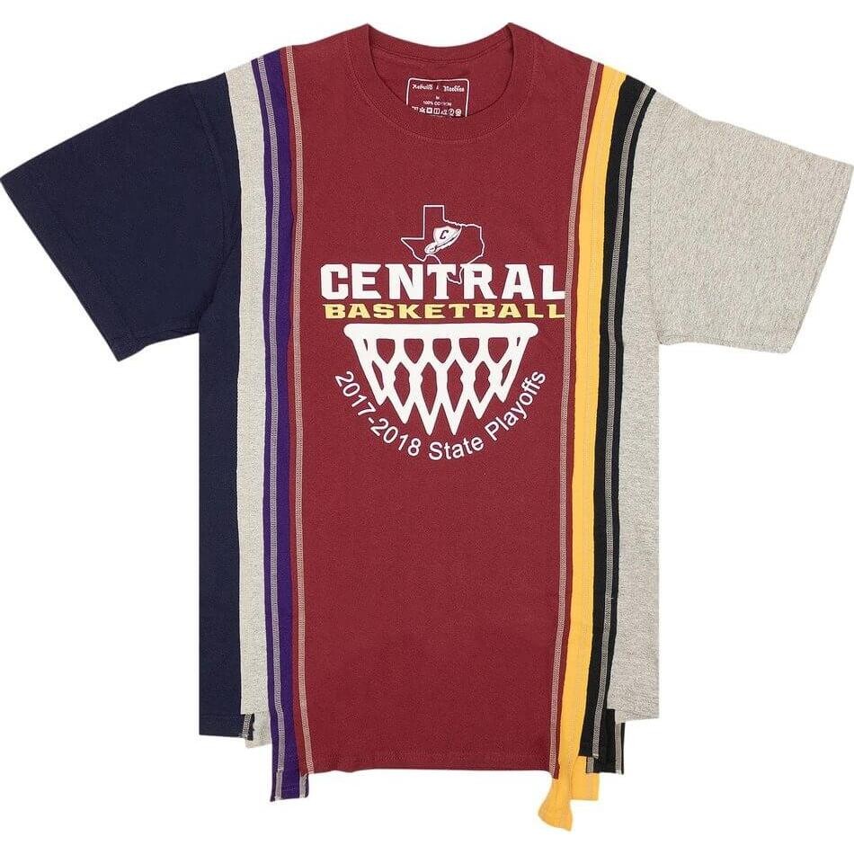 

Футболка Needles 7 Cuts College Central Basketball, мультиколор