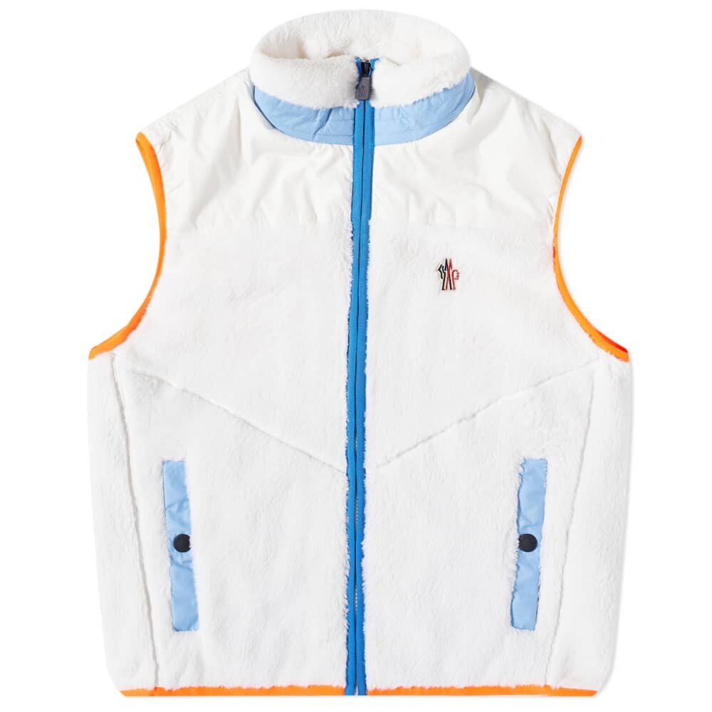

Двусторонний флисовый жилет Polartech Moncler Grenoble, Белый