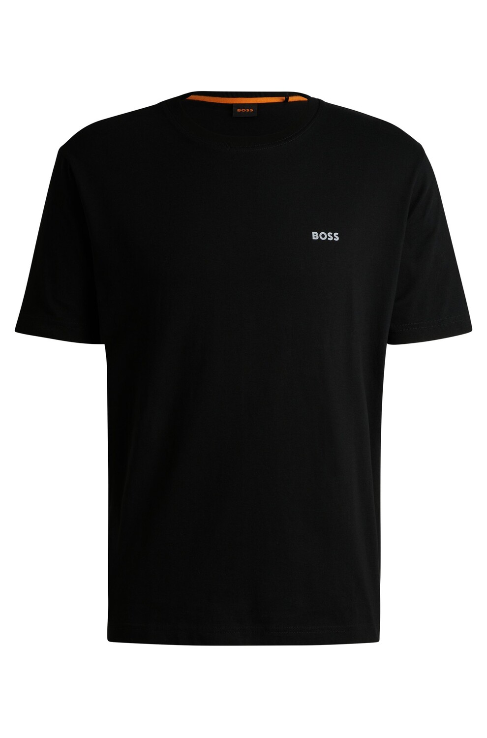 

Футболка Boss Cotton-jersey With Decorative Reflective Artwork, черный