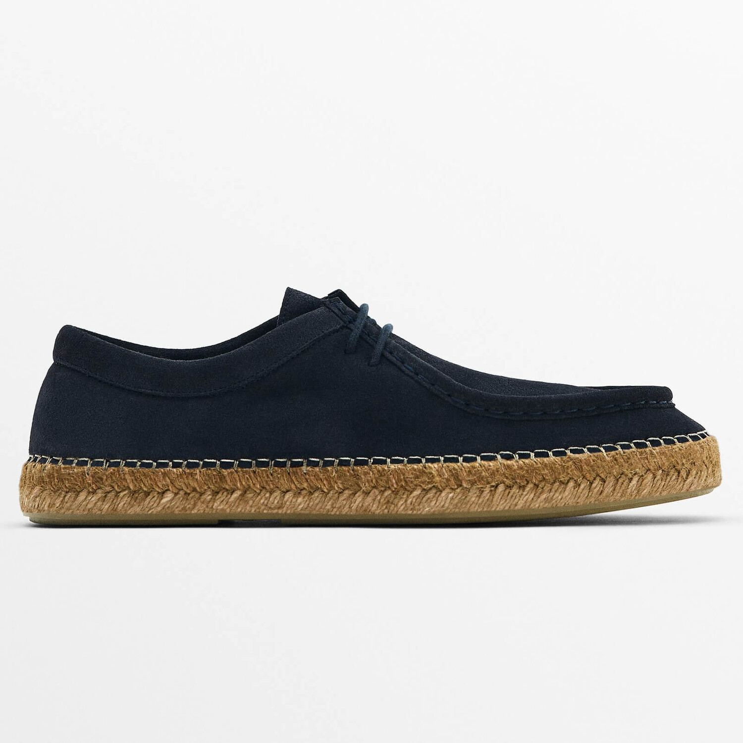 

Эспадрильи Massimo Dutti Blue Split Suede, синий