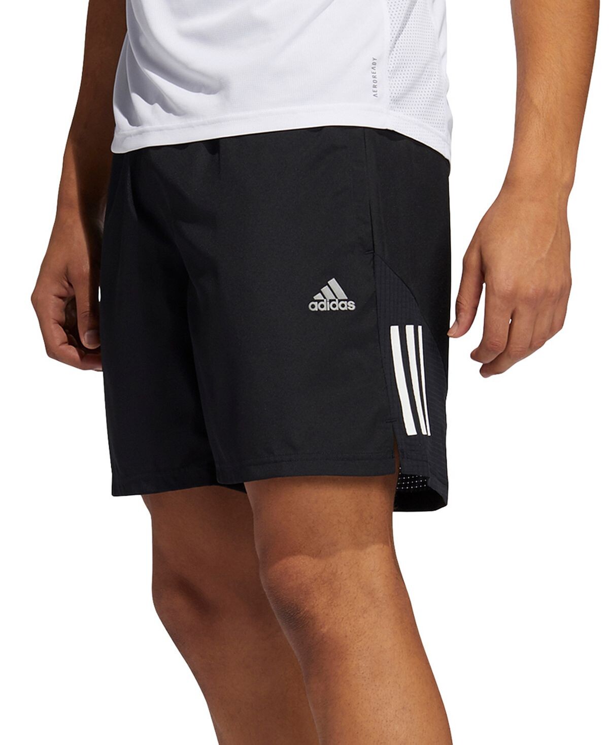 

Мужские шорты own the run 7 дюймов adidas, черный