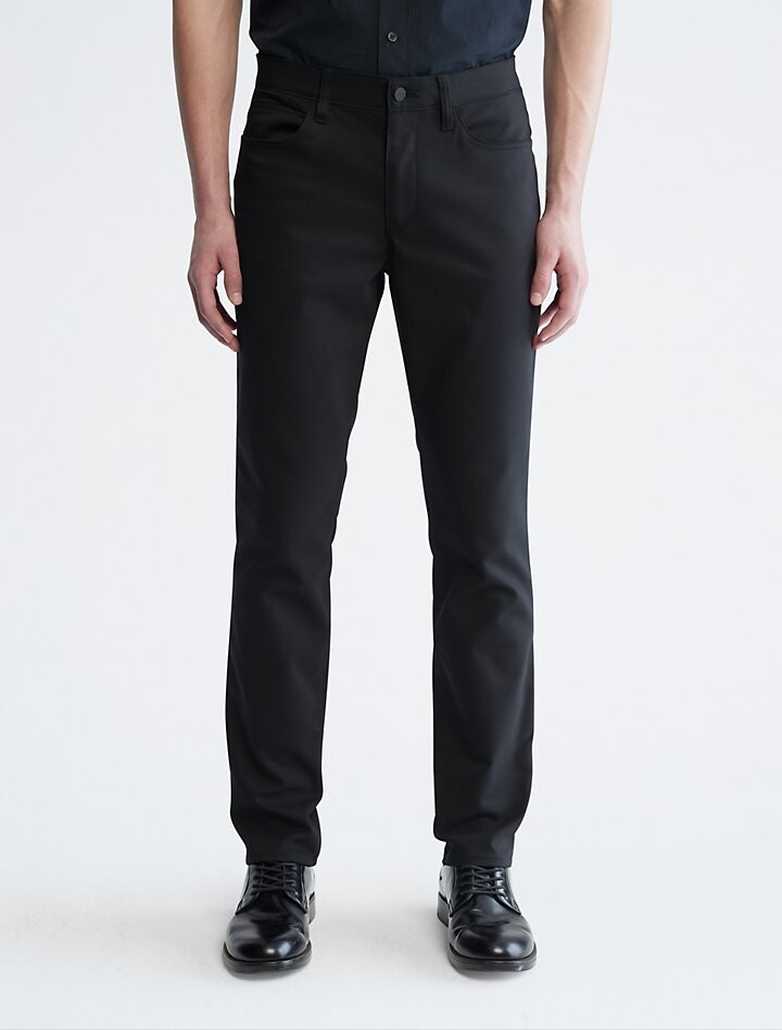 

Брюки с 5 карманами Calvin Klein, черный