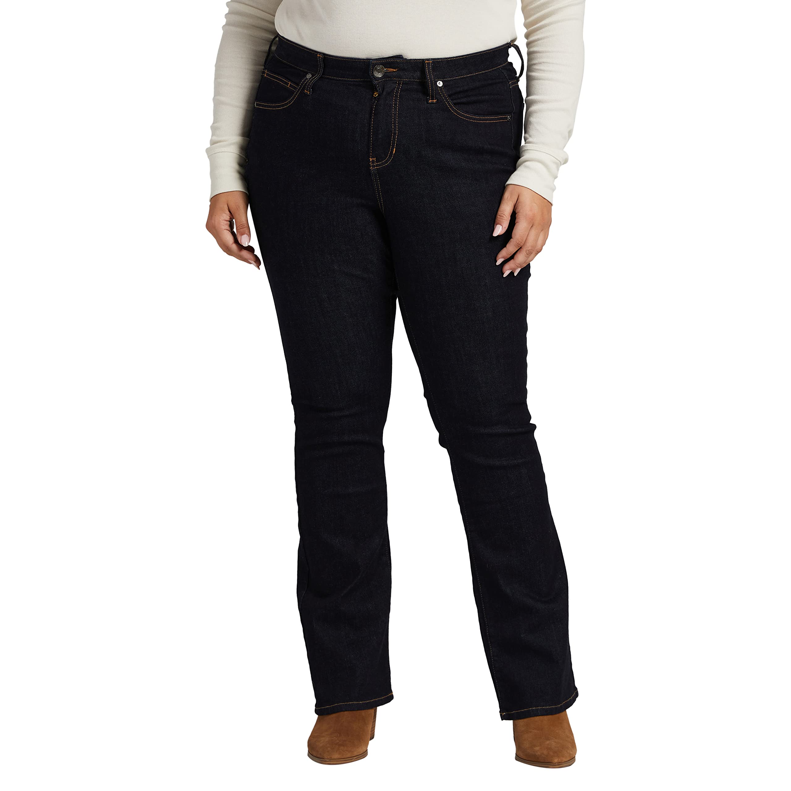цена Джинсы Jag Jeans, Plus Size Eloise Mid-Rise Bootcut Jeans