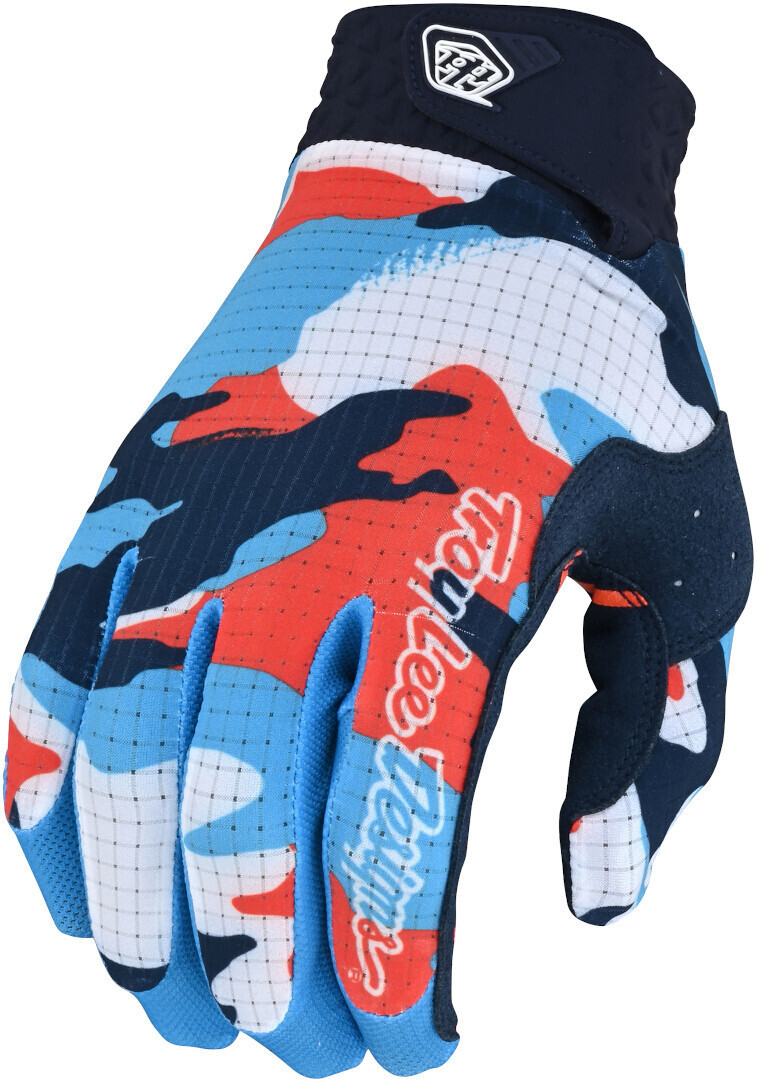 

Перчатки Troy Lee Designs Air Formula для мотокросса, синий/белый/оранжевый