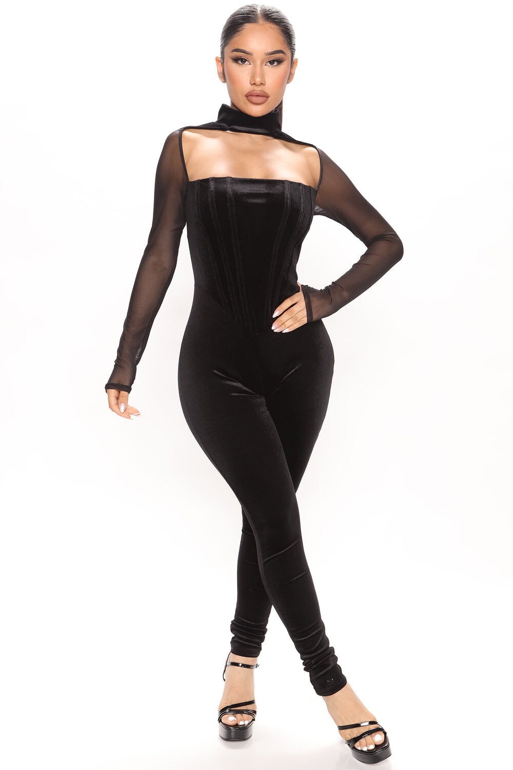 

Комбинезон Fashion Nova JP2440, черный