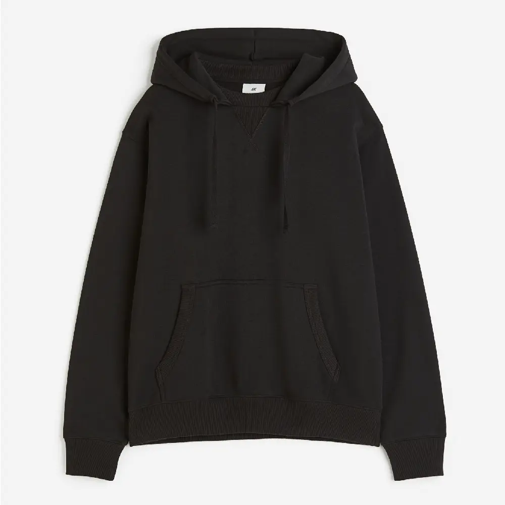 

Толстовка H&M Relaxed Fit, черный